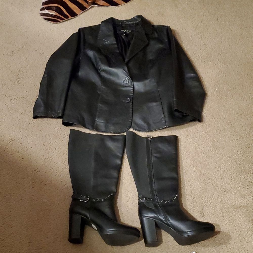 Lane Bryant Genuine Leather Jacket Size 18/20 - Picture 11 of 11